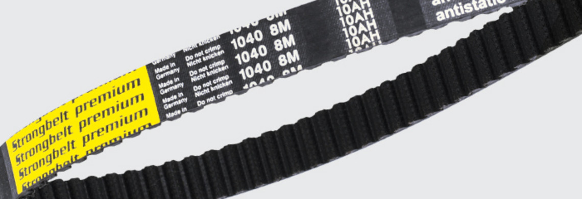 Strongbelt premium High-performance Timing Belt made of Chloroprene maintenance-free, with glass-fibre tension cord