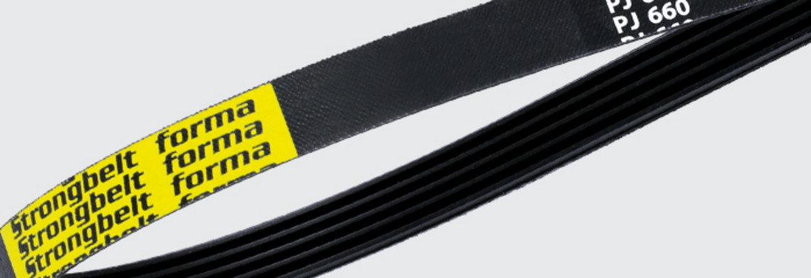 Strongbelt forma - automotive V-ribbed belt according to DIN 7867 / ISO 9981