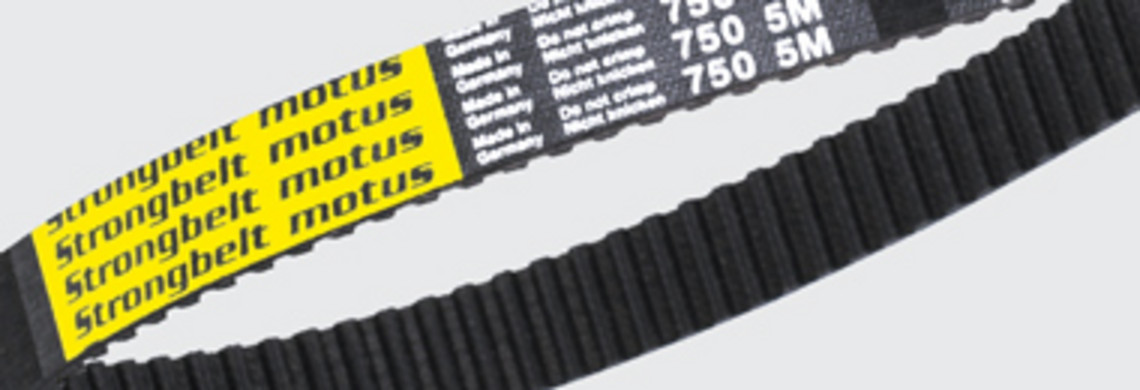 Strongbelt motus Timing Belt made of Chloroprene maintenance-free, with glass-fibre tension cord