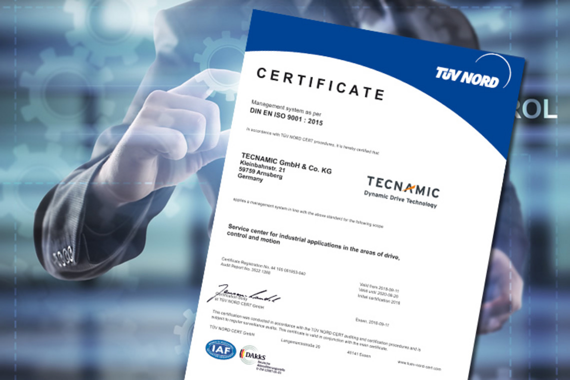 Certificate DIN EN ISO 9001 : 2015 Certificate DIN EN ISO 9001 : 2015