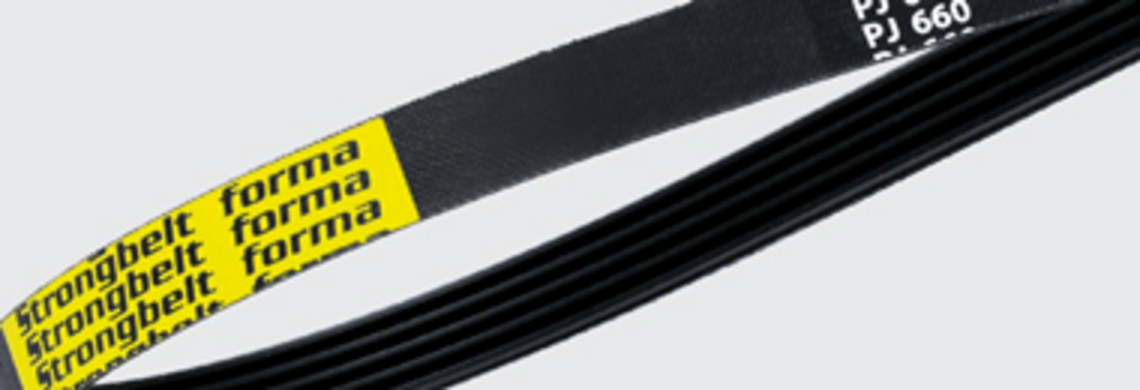 Strongbelt forma - automotive V-ribbed belt according to DIN 7867 / ISO 9981